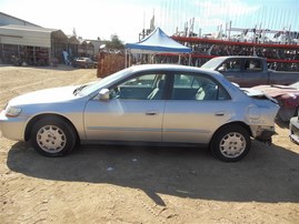 2002 HONDA ACCORD LX 4DOOR SILVER 2.3 AT A20236